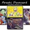 Arashi postcard